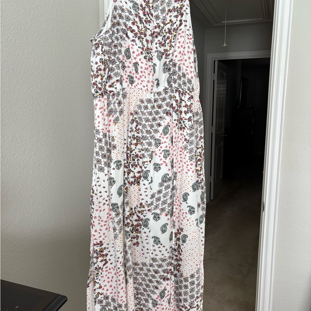 Maurices White Cream Halter MidiSundress